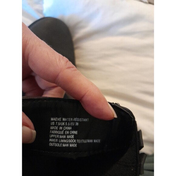 J. Ferrar Maeve Water Resistant Women’s Black Ankle Boots With Heel 7. - Picture 7 of 7